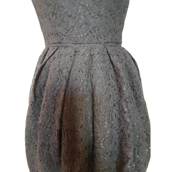 Womens Size Small Gothic Vamp Retro Lace Whimsigoth Strapless Formal Mini Dress - Picture 6 of 7